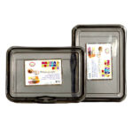 Grey Transparent Lunch Box