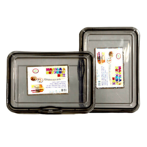 Grey Transparent Lunch Box
