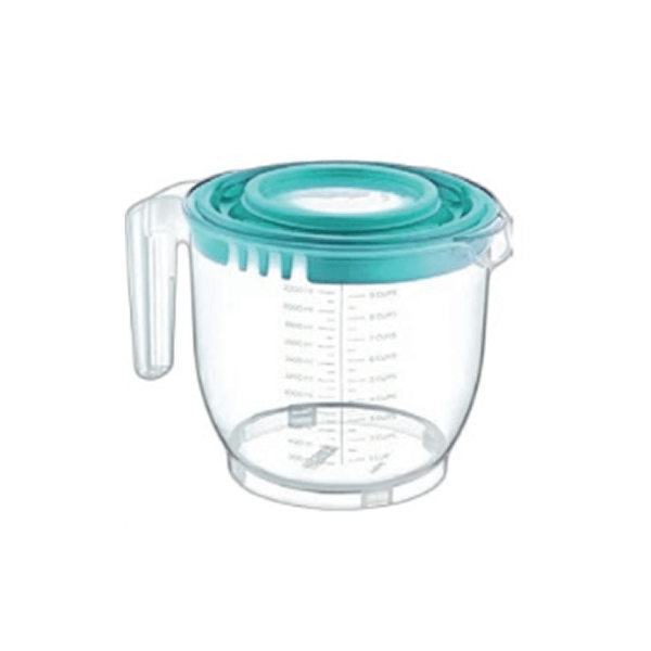 Mixer Bowl with Lid & Measuring Jug (2200ml)