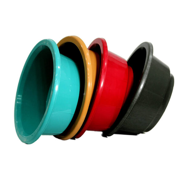 Multicolor Round Plastic Tub - Image 3