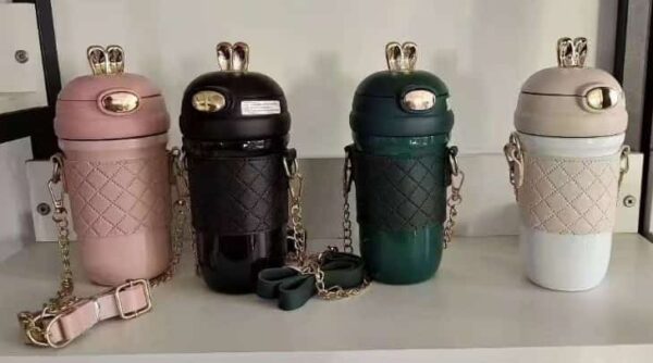 School bottles,tea and coffee stainless steel hot & cool rabbit bottle