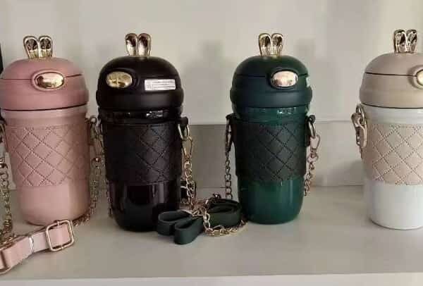 School bottles,tea and coffee stainless steel hot & cool rabbit bottle
