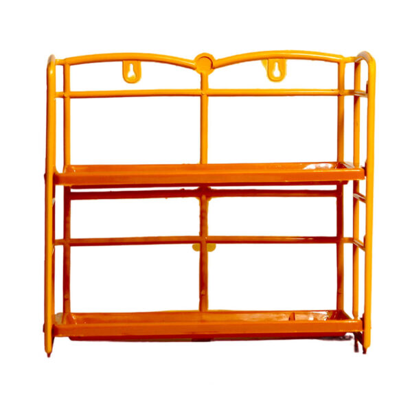 Two Layer Plastic Bathroom Corner Rack - Image 3