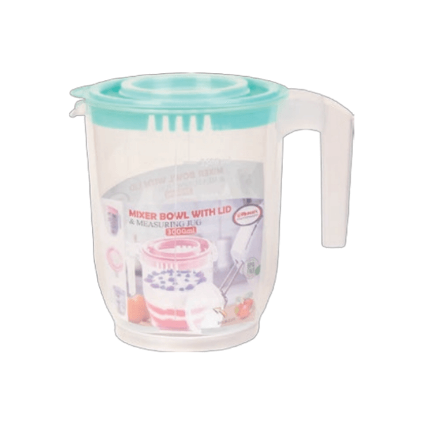 Mixer Bowl with Lid 3 and Measuring Jug 9 (3000ml)