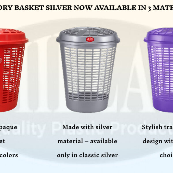 Laundry basket round shape