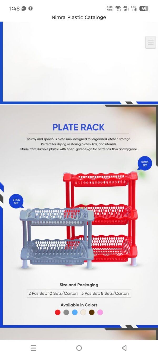 Plate rack