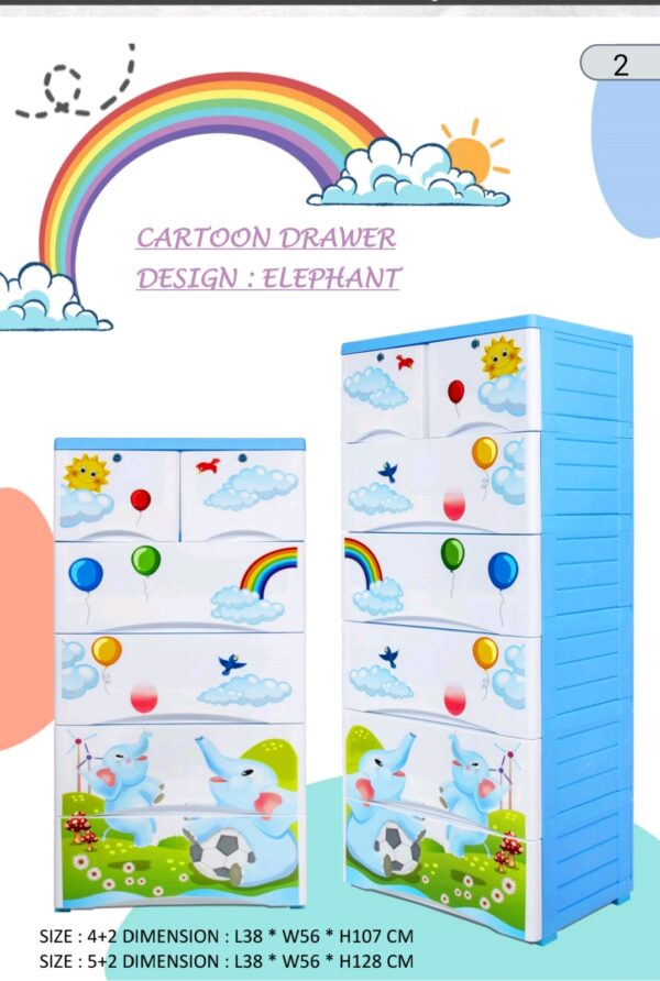 Cartoon drawers (Elephant print) - Image 4