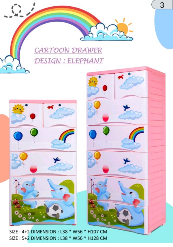 Cartoon drawers (Elephant print) - Image 3