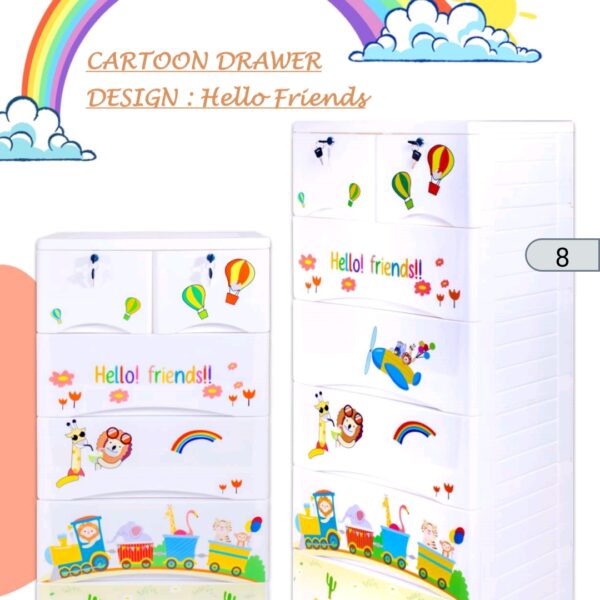 Cartoon drawers (Hello Friends)