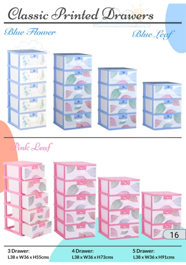 Classic printed drawers (leaf)