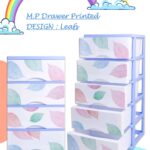Multipurpose Drawers (leaf print)